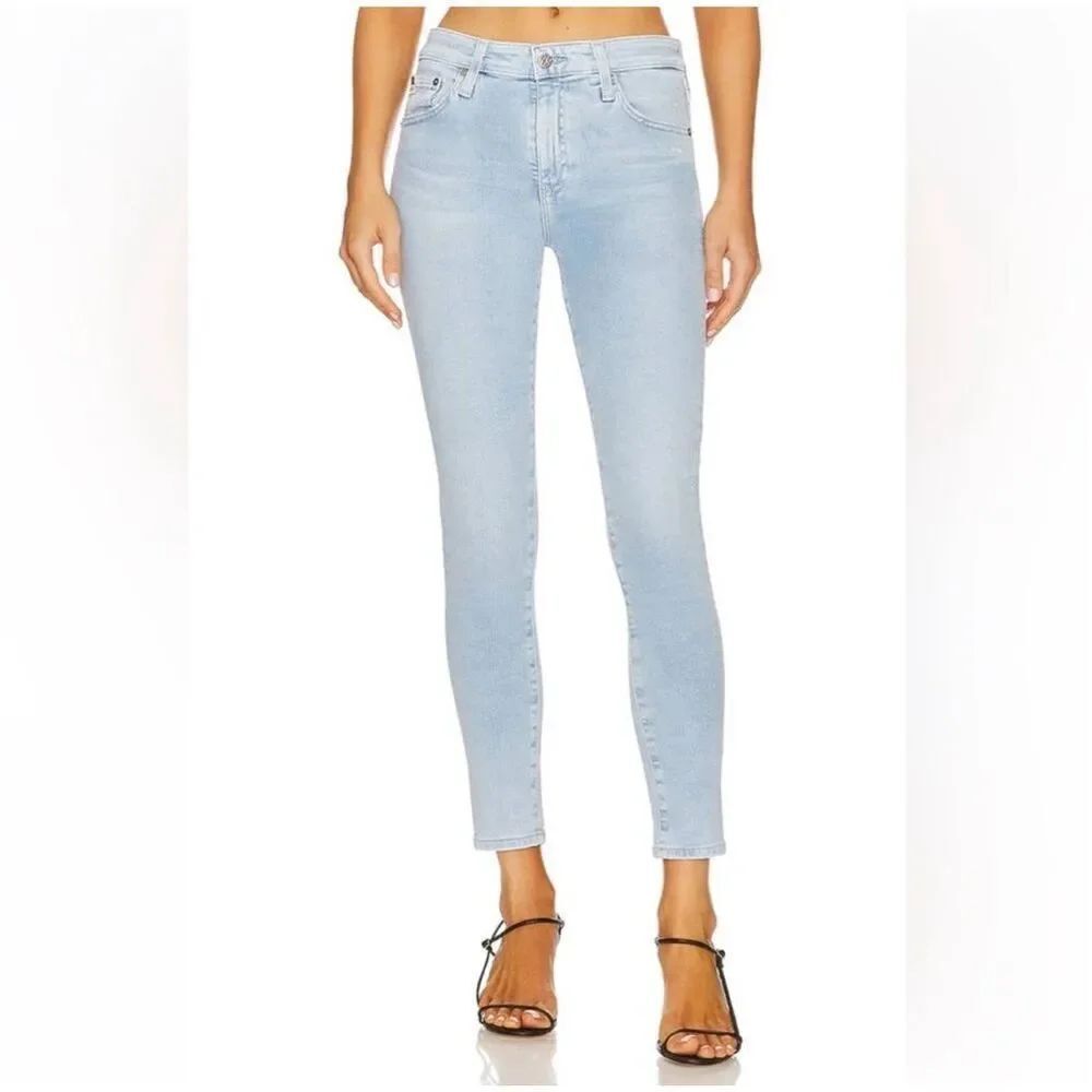AG Adriano Goldshmeid Farrah skinny ankle 26R luxe jeans